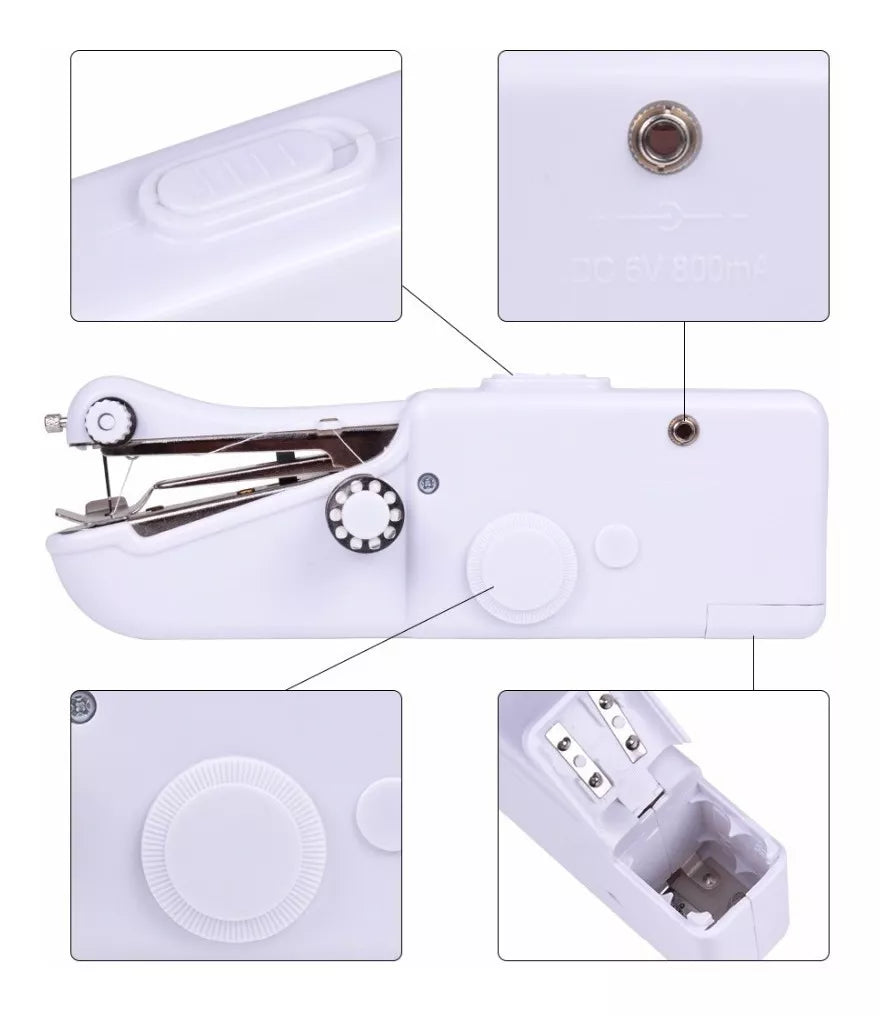 Mini Máquina De Coser Portátil De Mano
