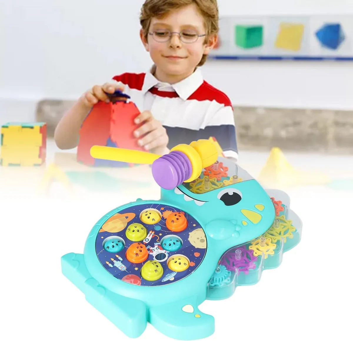 Juego Martillo con Dinosaurio Musical