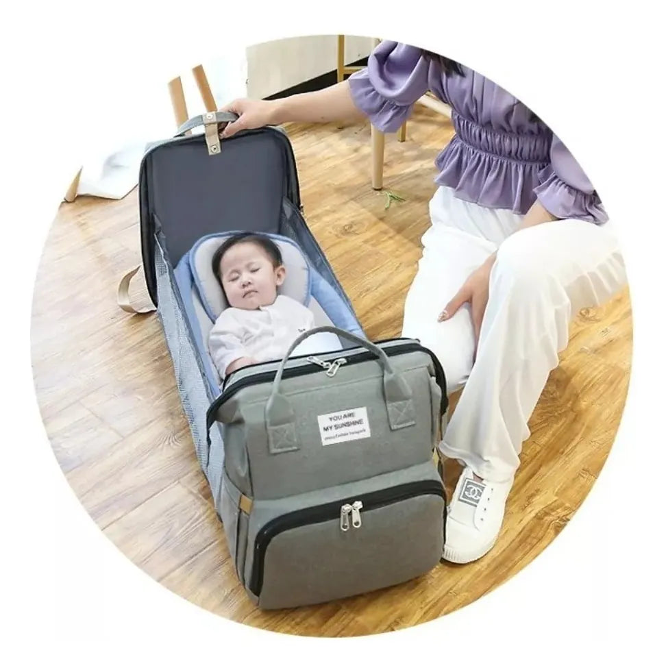 Mochila Maternal Premium cuna bebe