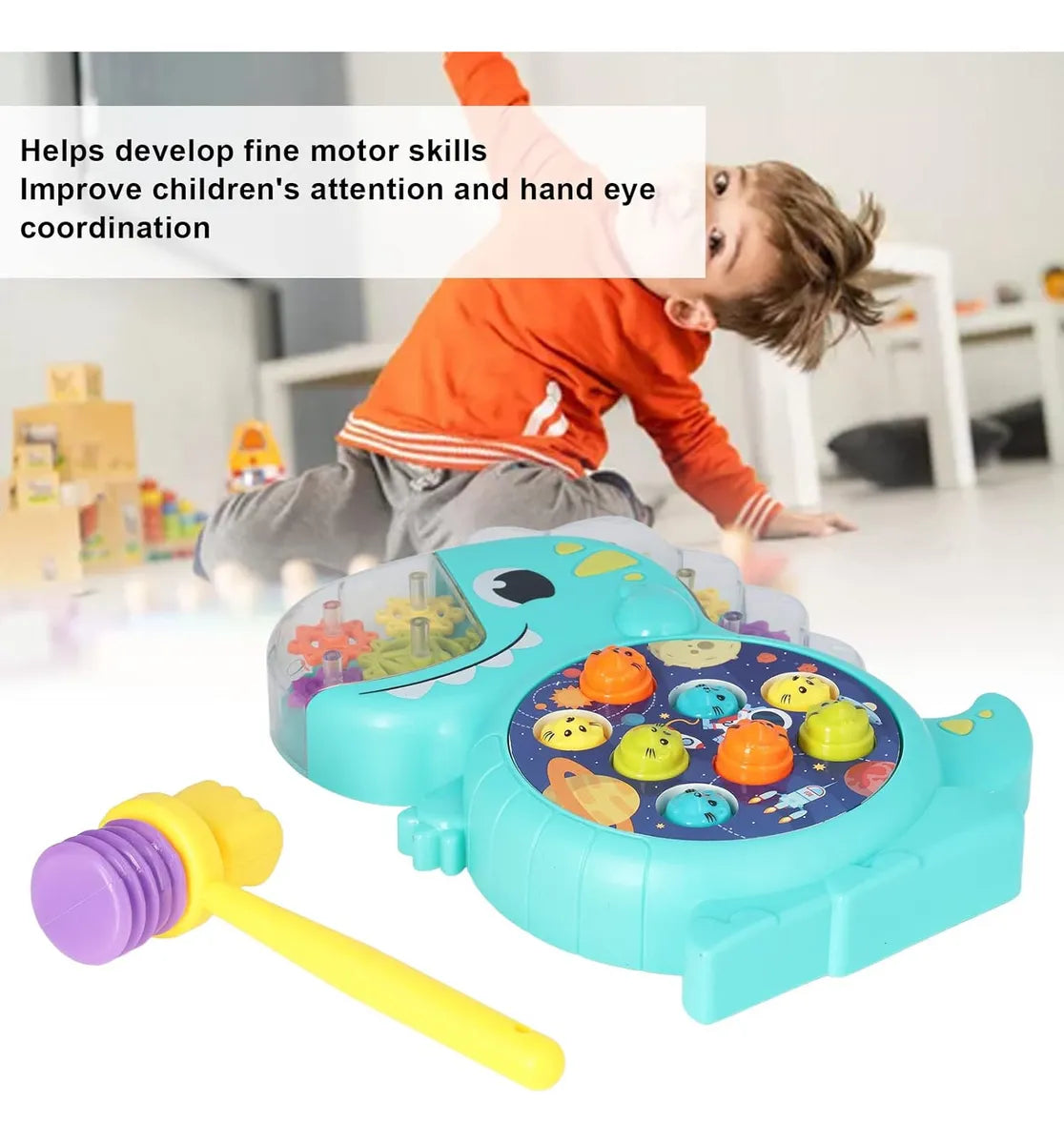 Juego Martillo con Dinosaurio Musical